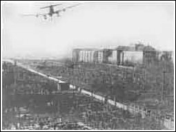 denní riziko při přistávání v Tempelhof